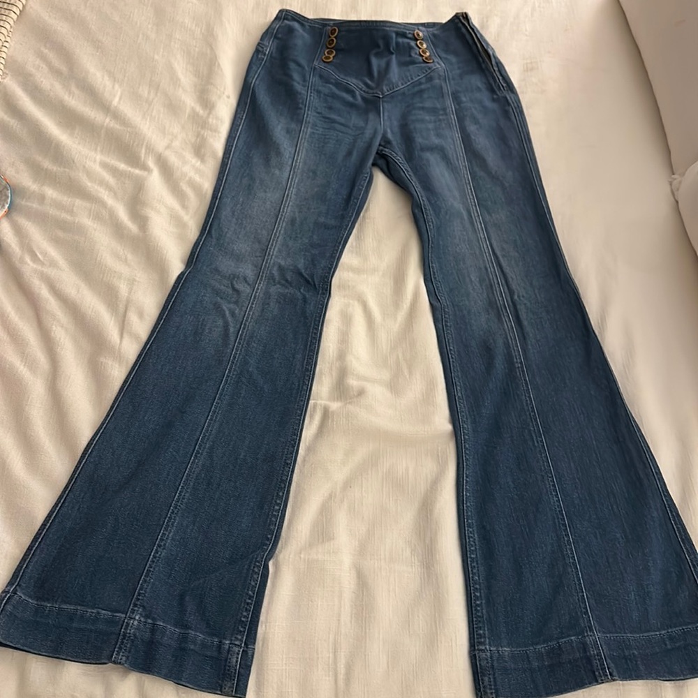 Anthropologie Pilcro and the Letterpress jean